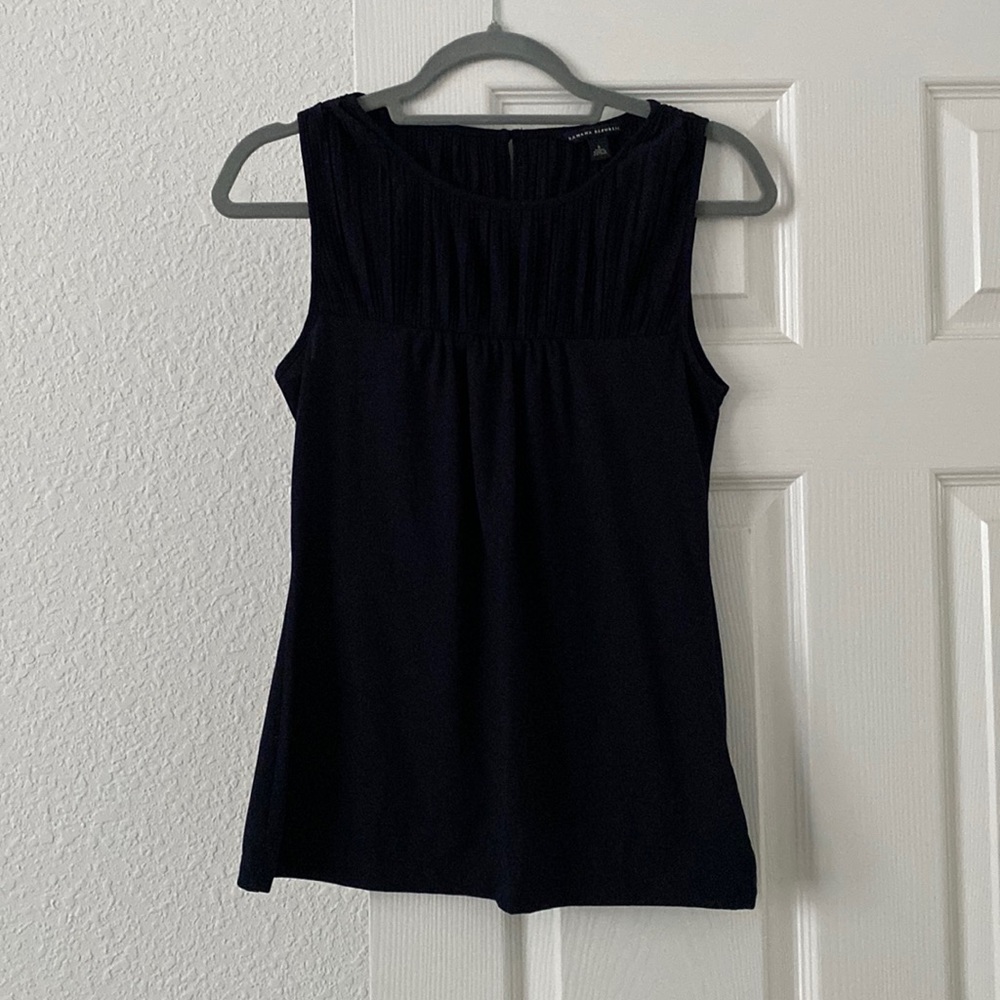 Dark blue blouse